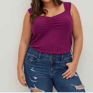 TORRID sweetheart neckline tank top